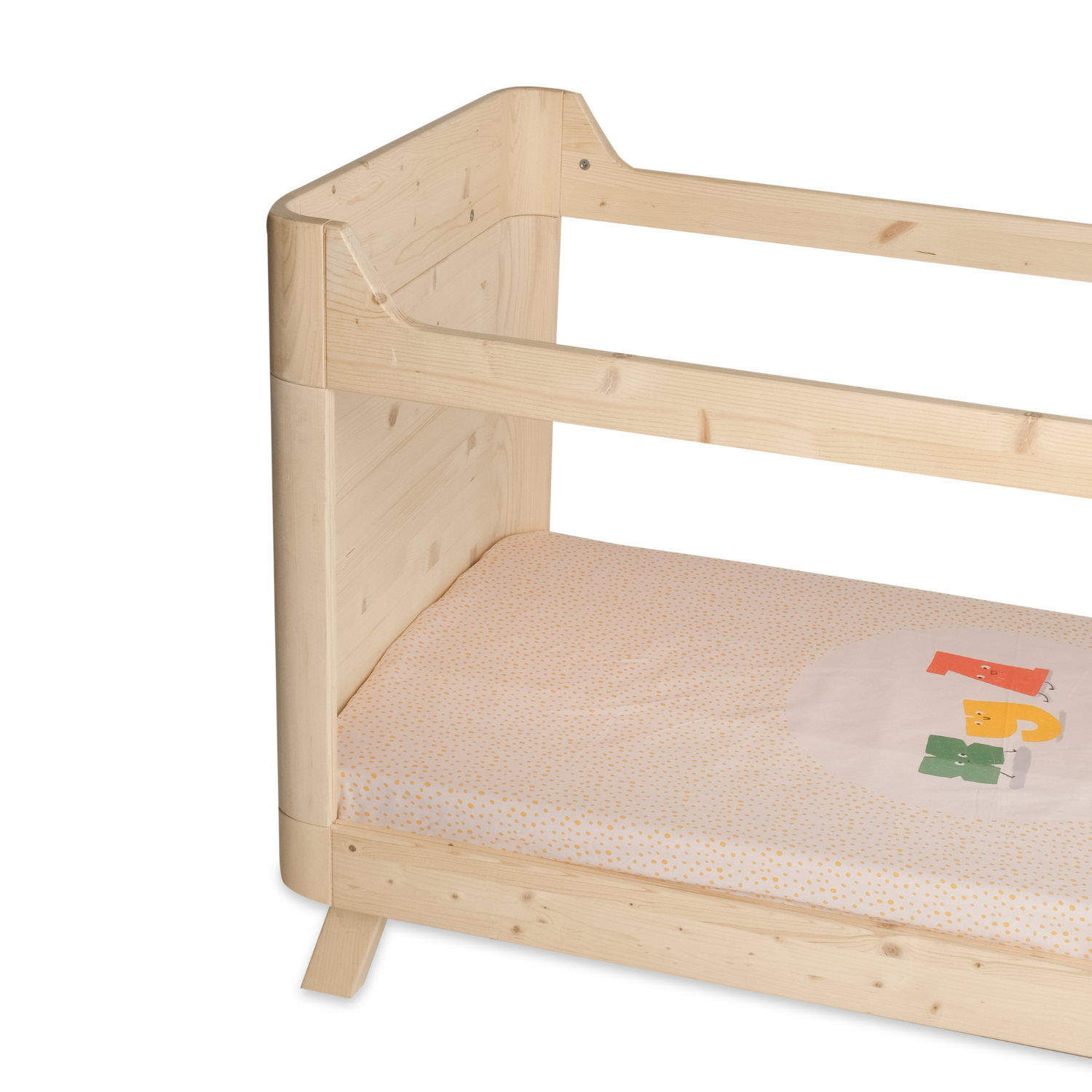 Alphabed Bebek Çarşaf Seti, Çok Renkli, 80x140