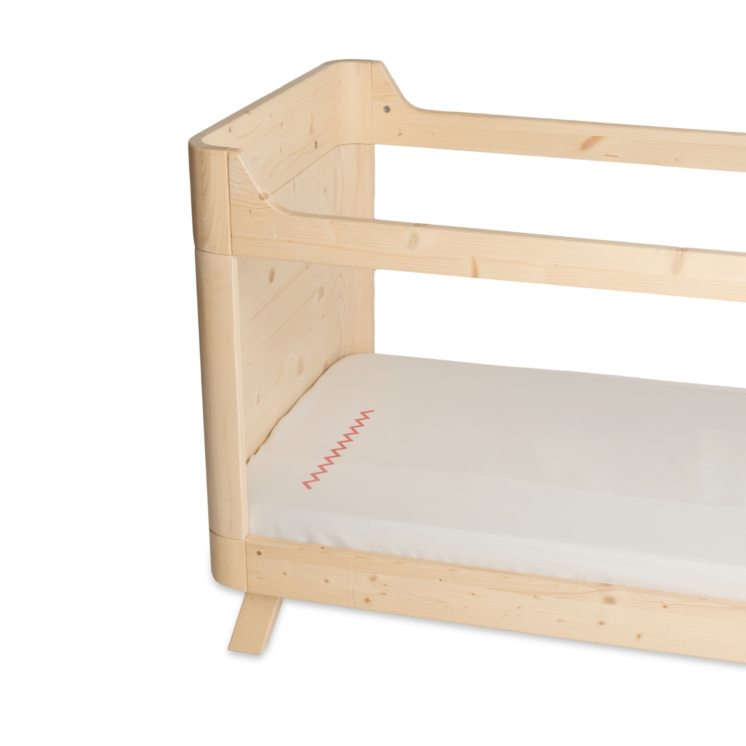 Big Flower Bebek Çarşaf Seti, Pembe, 80x140 cm