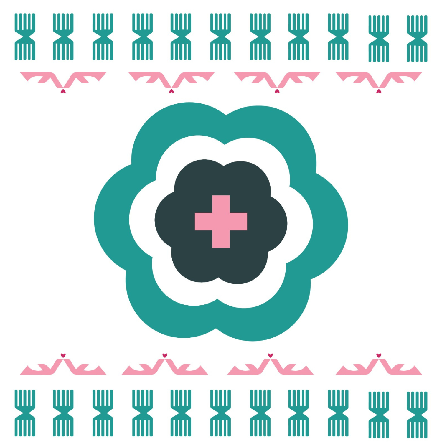 Sukha Aplik, Mint Yeşili, 13.5x16cm