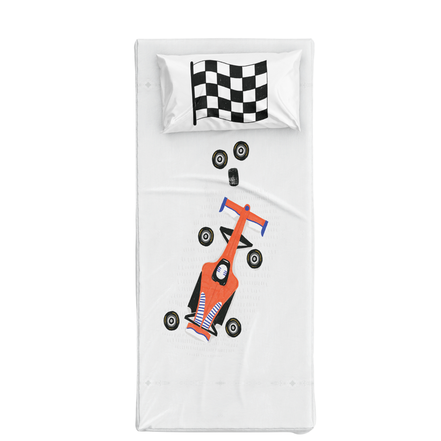 Ready Steady Go Tek Kişilik Çarşaf Seti, Çok Renkli, 90x190cm