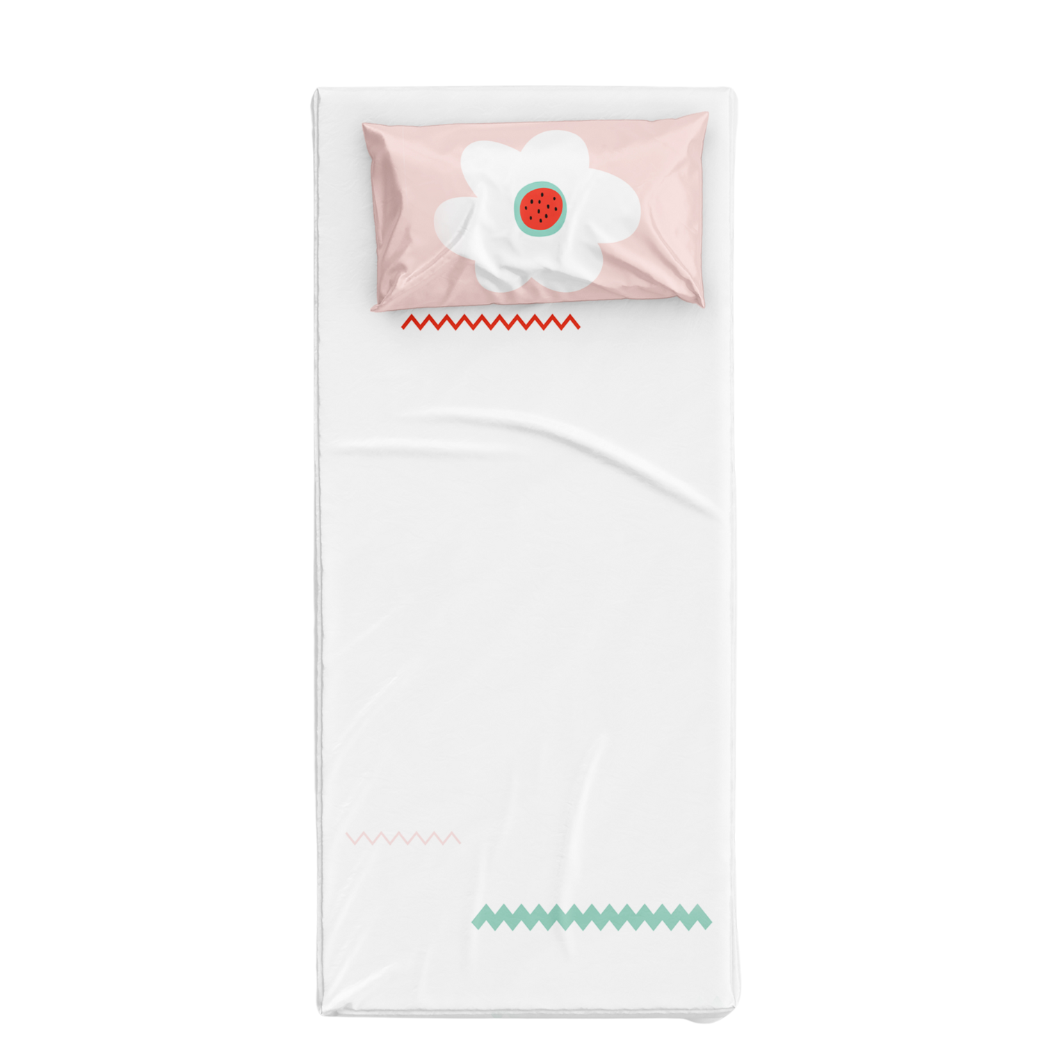 Big Flower Tek Kişilik Çarşaf Seti, Pembe, 90x190