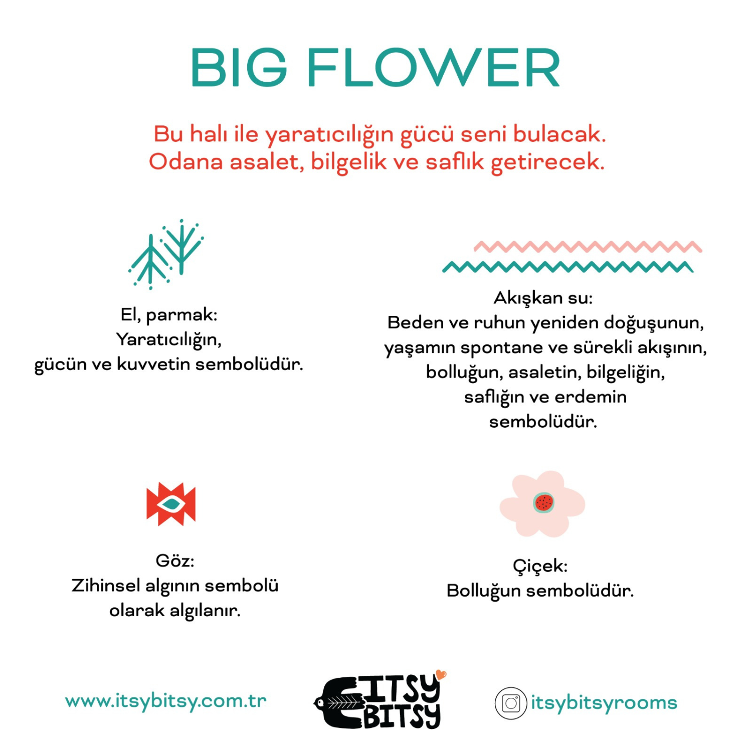 Big Flower Çocuk Halısı, Pembe, 100x135cm