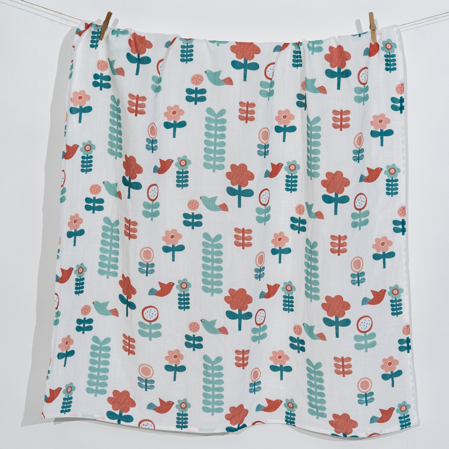 Amulet Blossom, Müslin Bebek Örtüsü , 100x100 cm