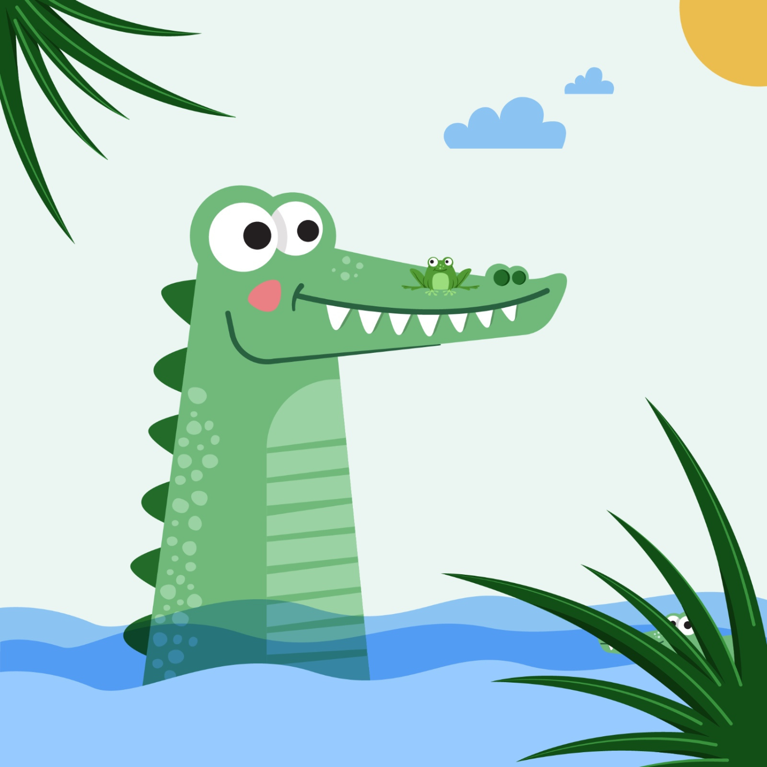 Croc-a-Dream Aplik Başlığı , Yeşil , 13.5x16cm