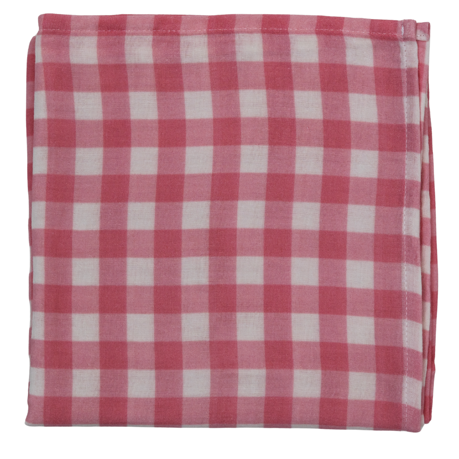 Bird of Life Pink Check , Müslin Bebek Örtüsü , 100x100 cm