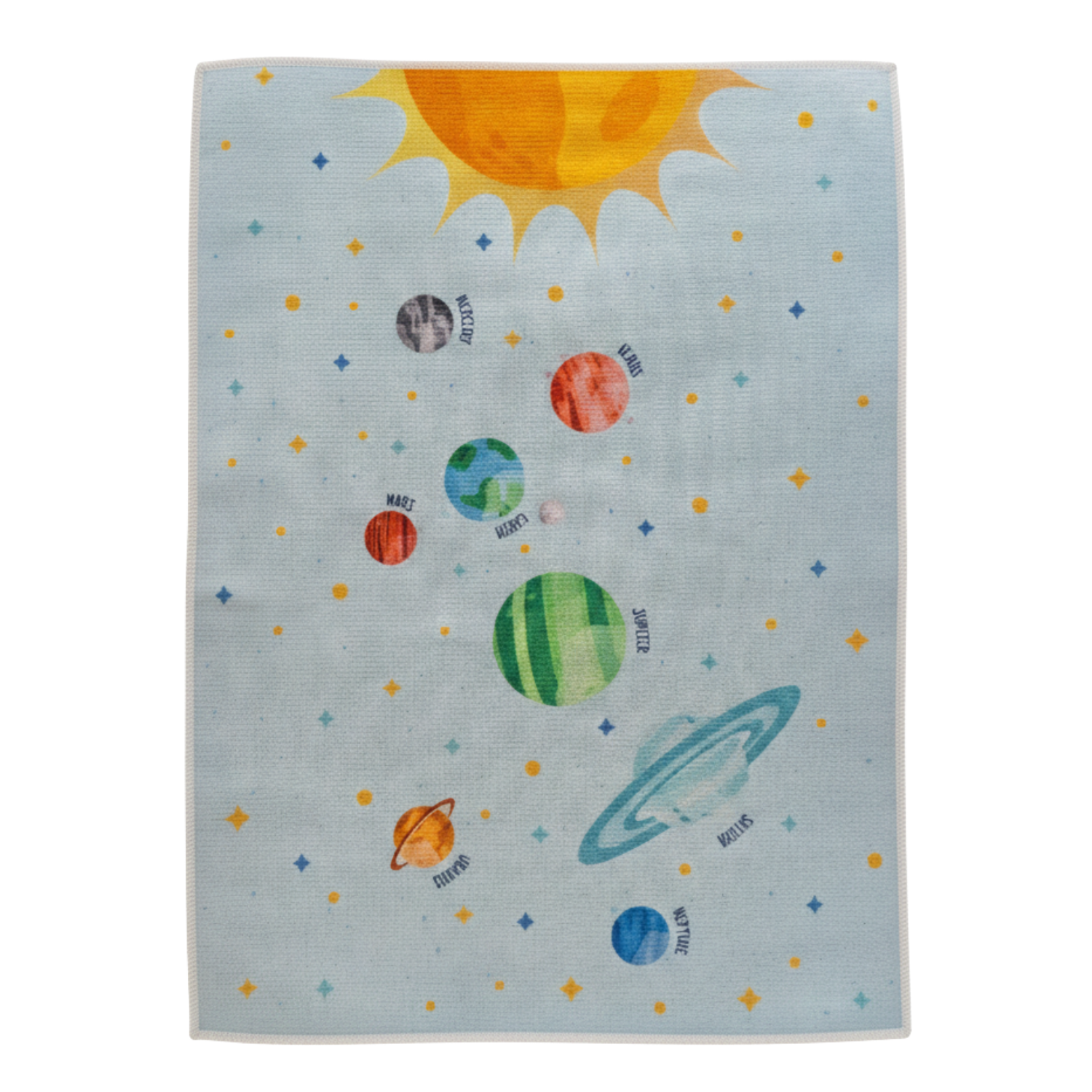 Spacey Çok Renkli Yıkanabilir Çocuk Halısı - 120x160cm