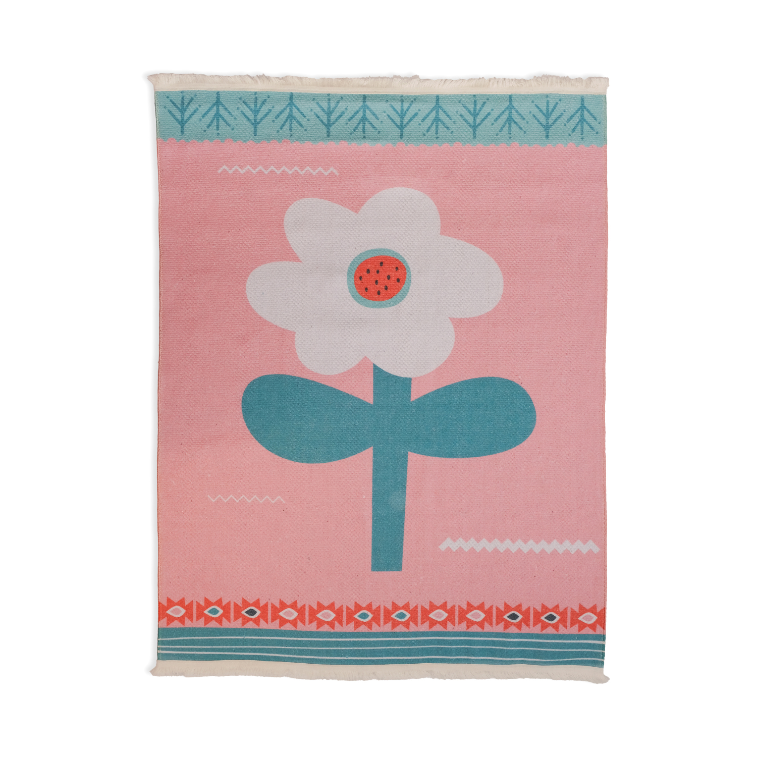 Big Flower Çocuk Halısı, Pembe, 120x160cm