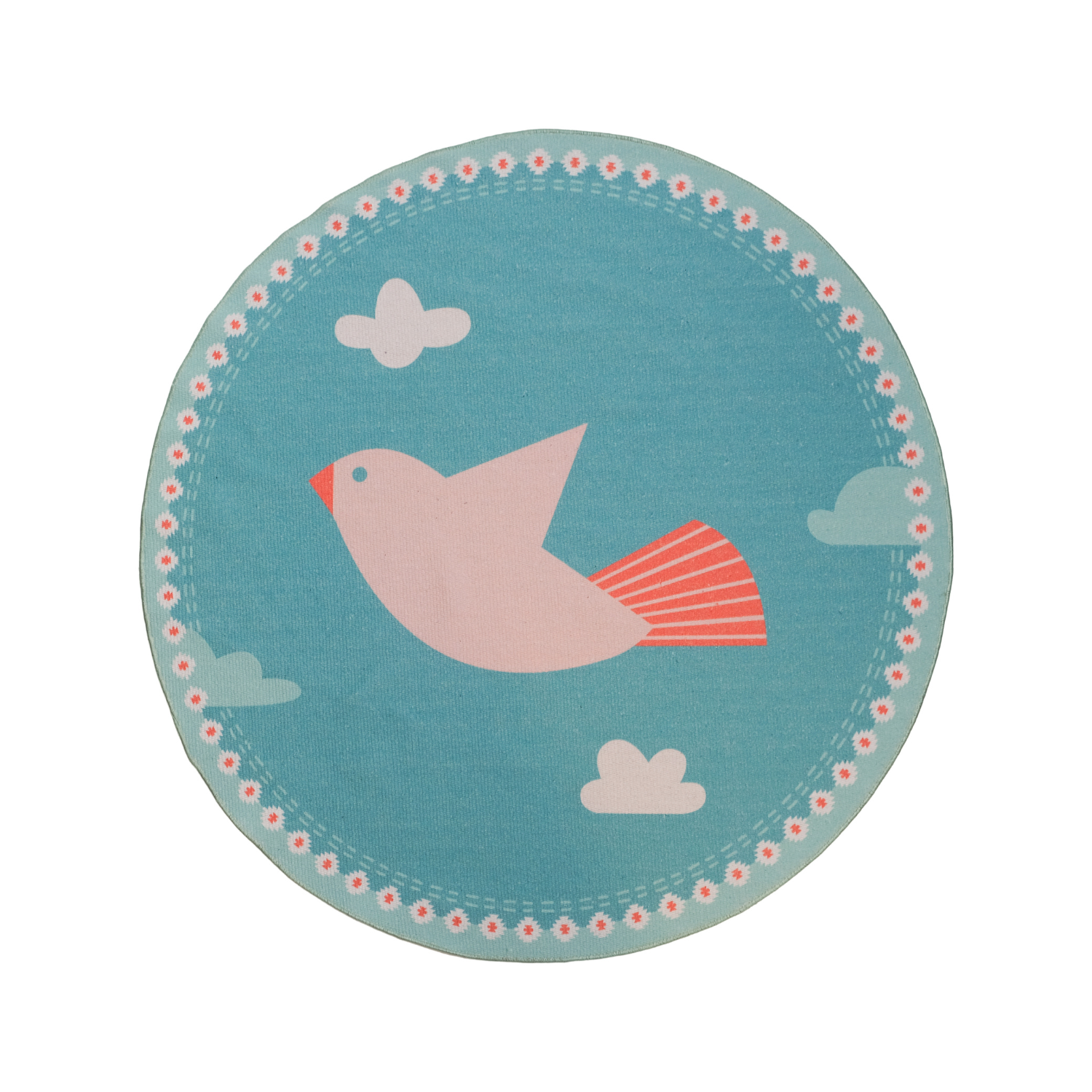 Amulet Bird Çocuk Halısı, Mint Yeşili, 120cm