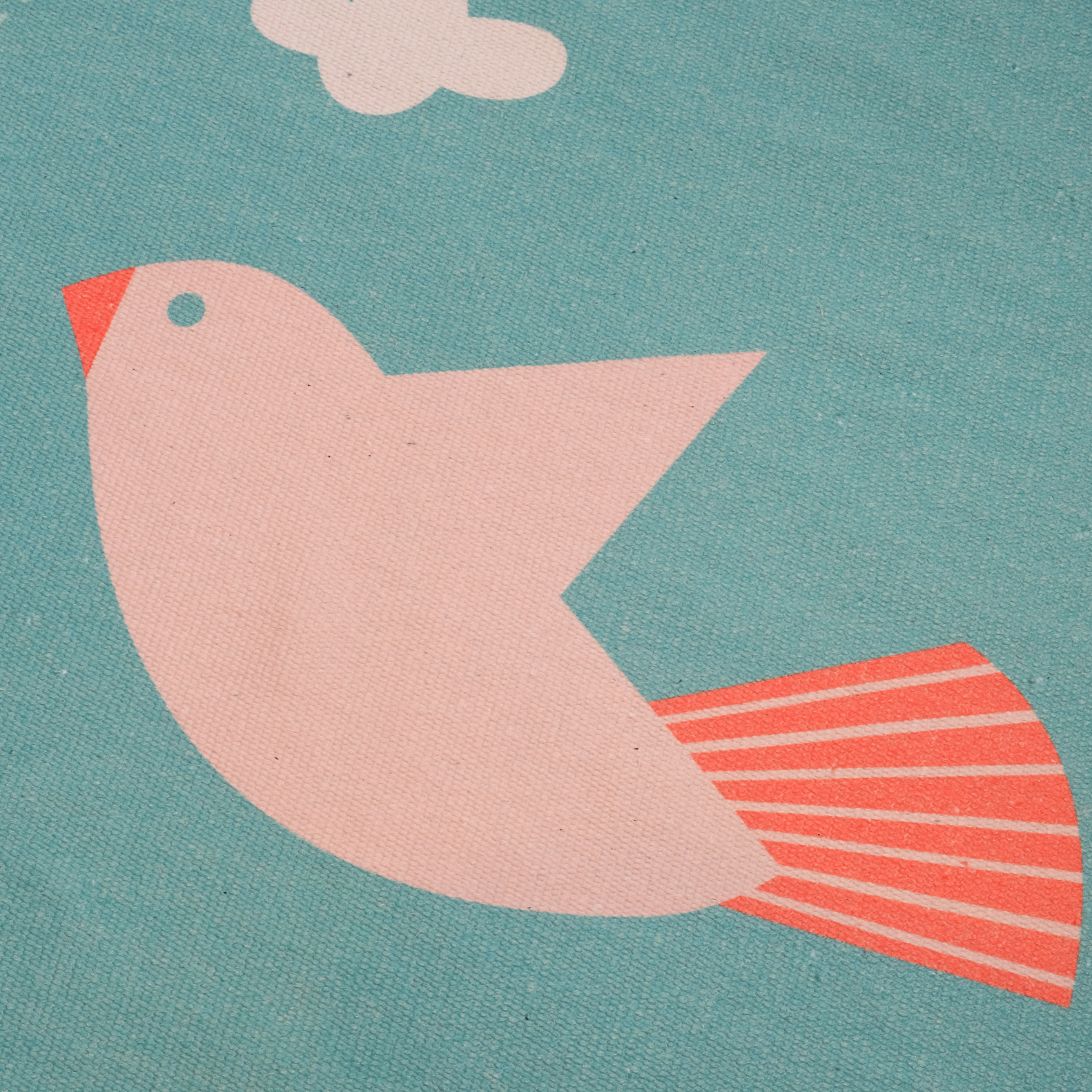 Amulet Bird Çocuk Halısı, Mint Yeşili, 120cm