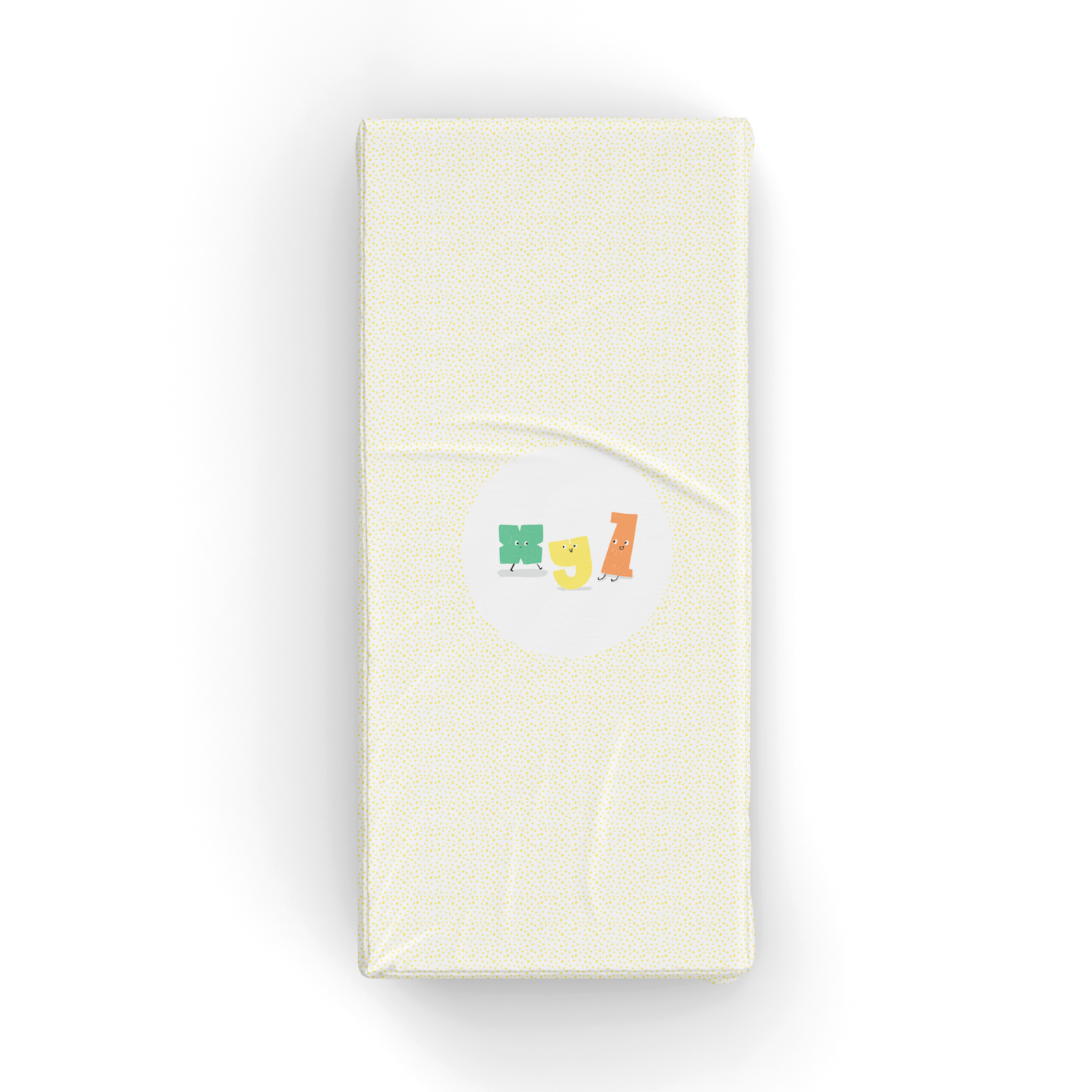 Alphabed Tek Kişilik Çarşaf Seti, Çok Renkli, 90x190cm