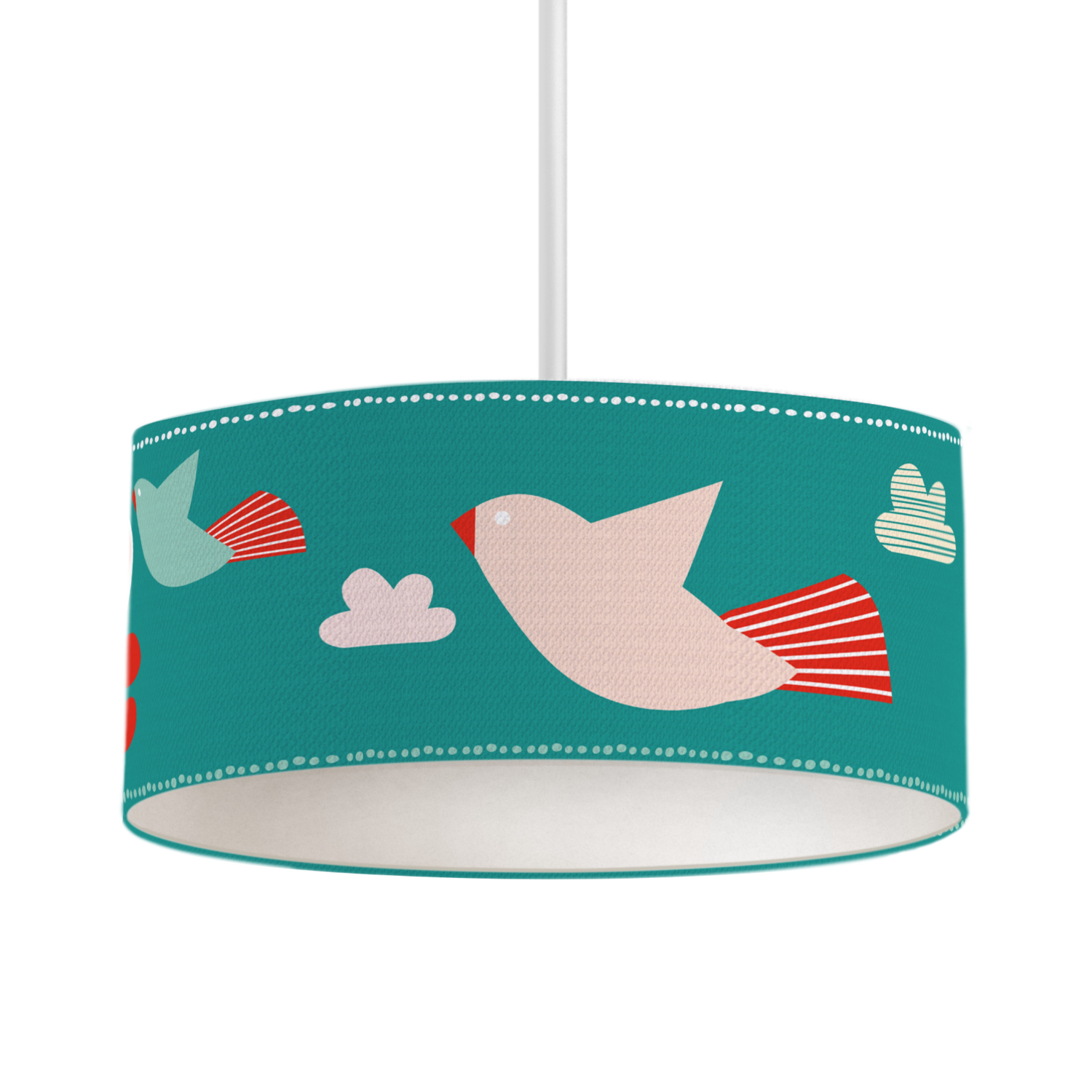 Amulet Tavan Aydınlatması, Mint Yeşili, 40cm