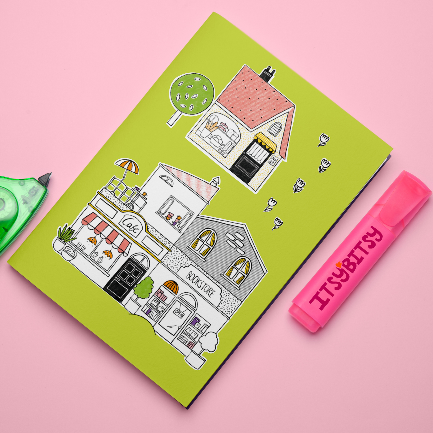 Neighbors Defter ve Notluk Seti , Çok Renkli