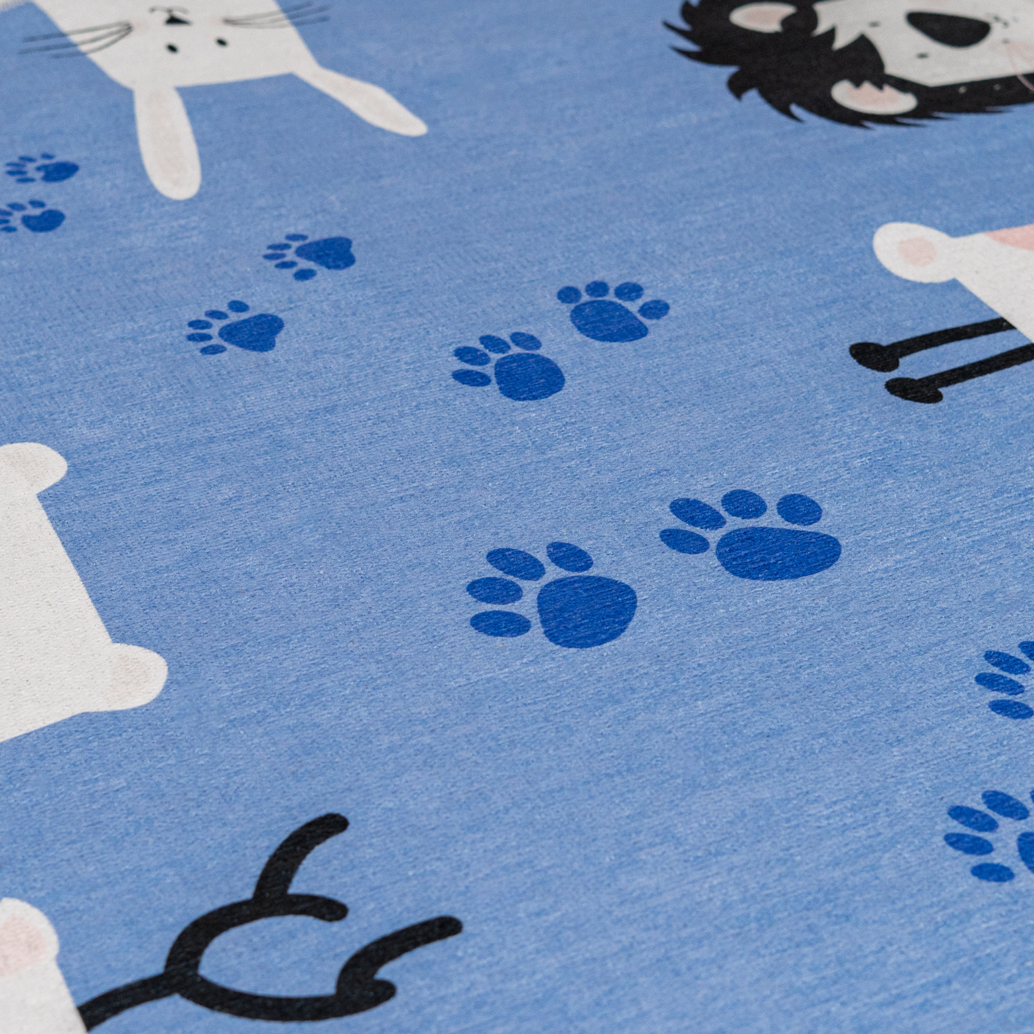 Paws and Claws Çok Renkli Yıkanabilir Çocuk Halısı - 120x160cm
