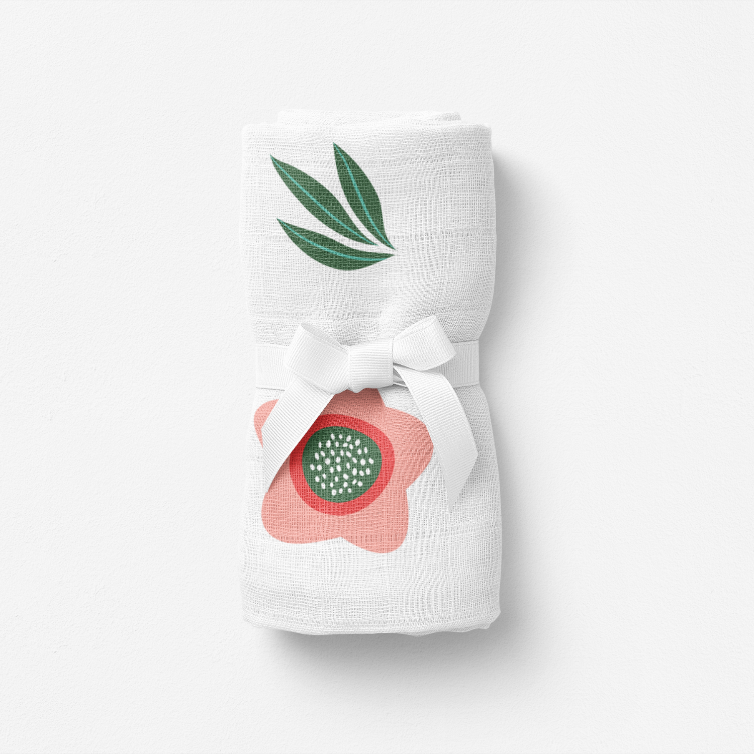 Petit Fleur Müslin Bebek Örtüsü - 70x70cm