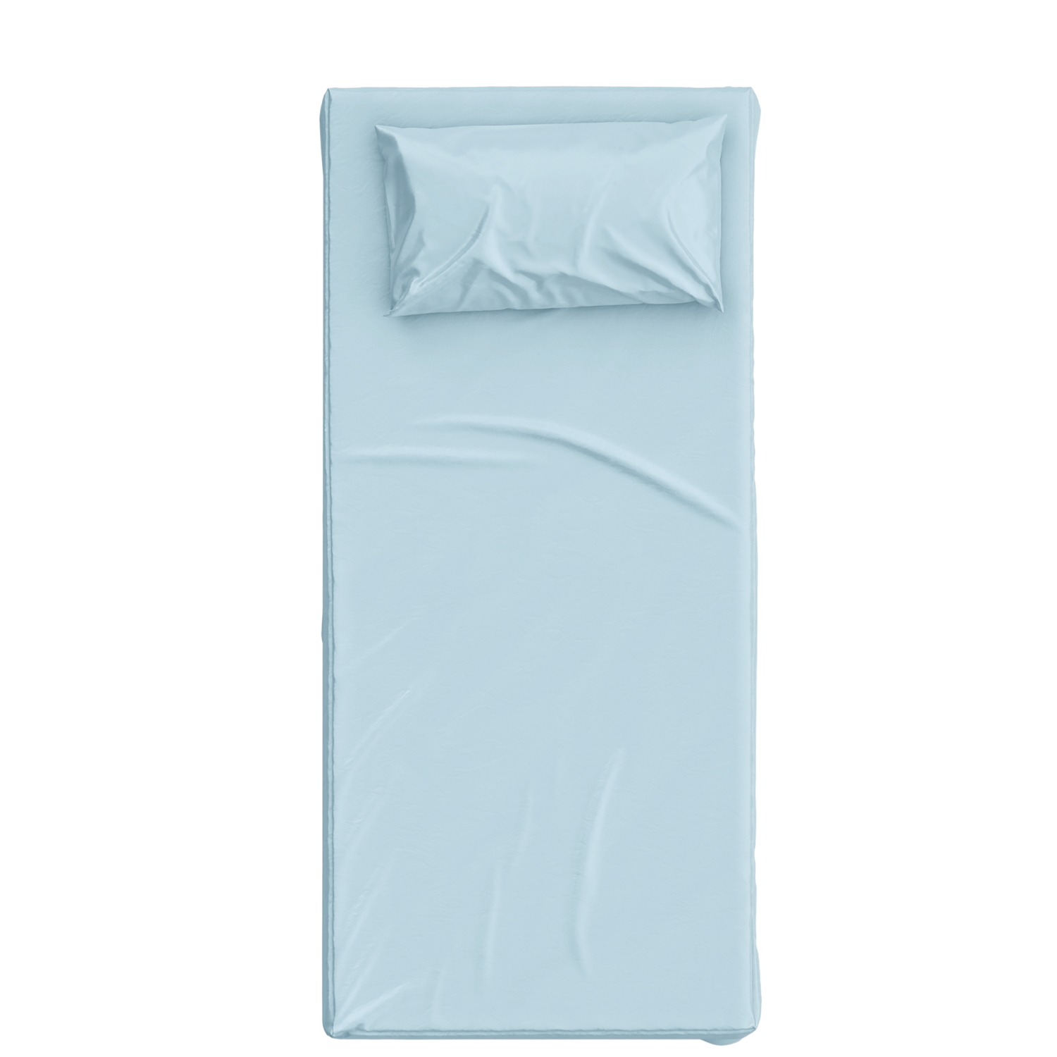 Basics Tek Kişilik Çarşaf Seti, Mavi , 90x190cm