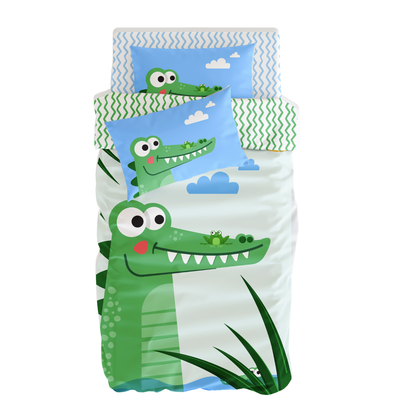 Croc-a-Dream Nevresim Seti, Multicolor, 140x200cm