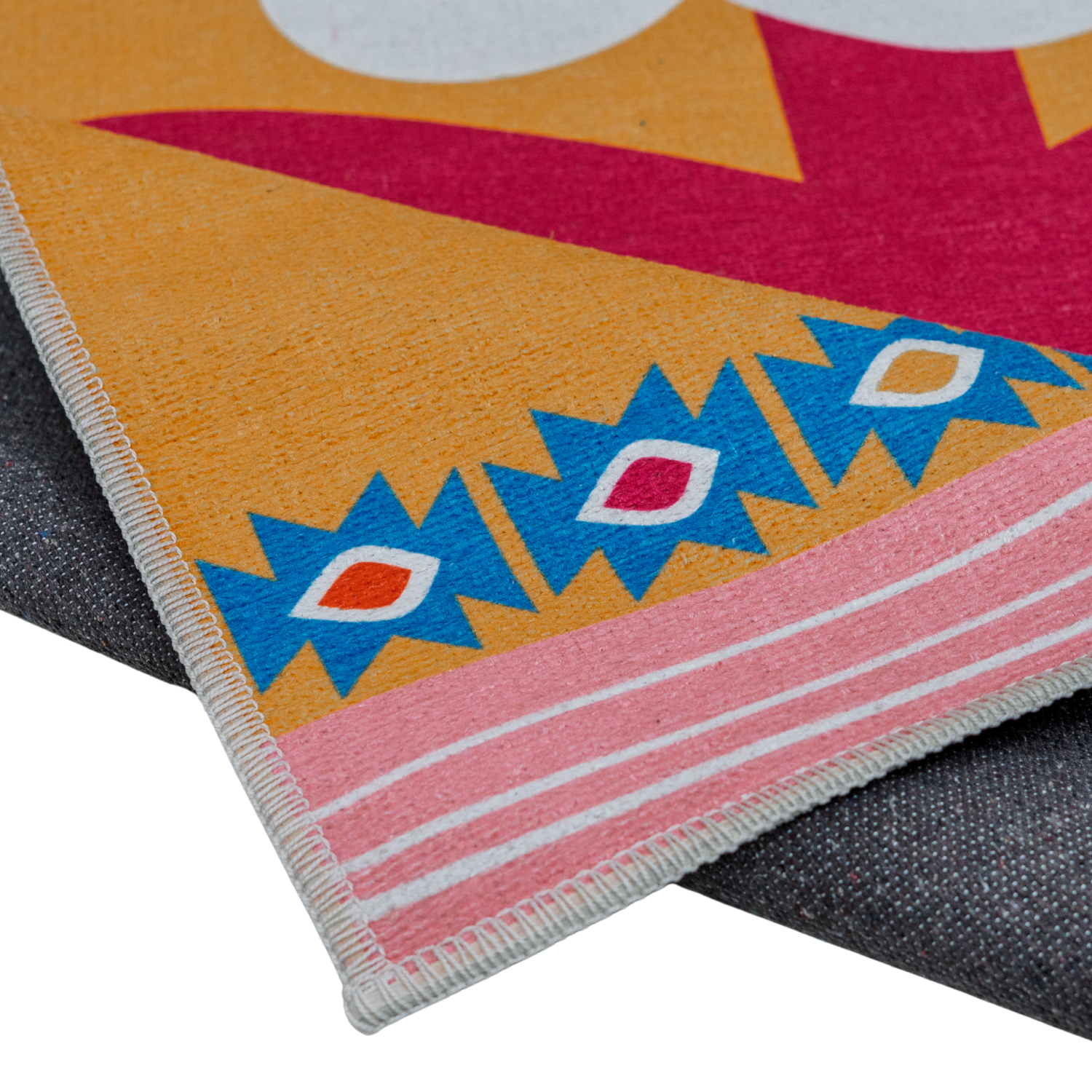 Big Flower Çocuk Halısı, Sarı, 120x160cm