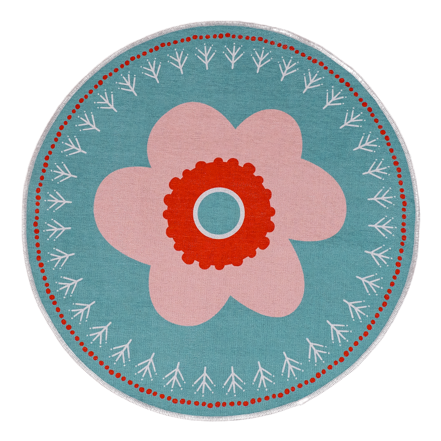 Amulet Flower Çocuk Halısı, Mint Yeşili, 120cm