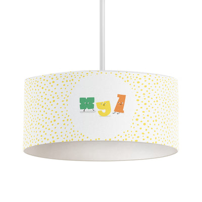 Alphabed Tavan Aydınlatması, Çok Renkli, 40cm