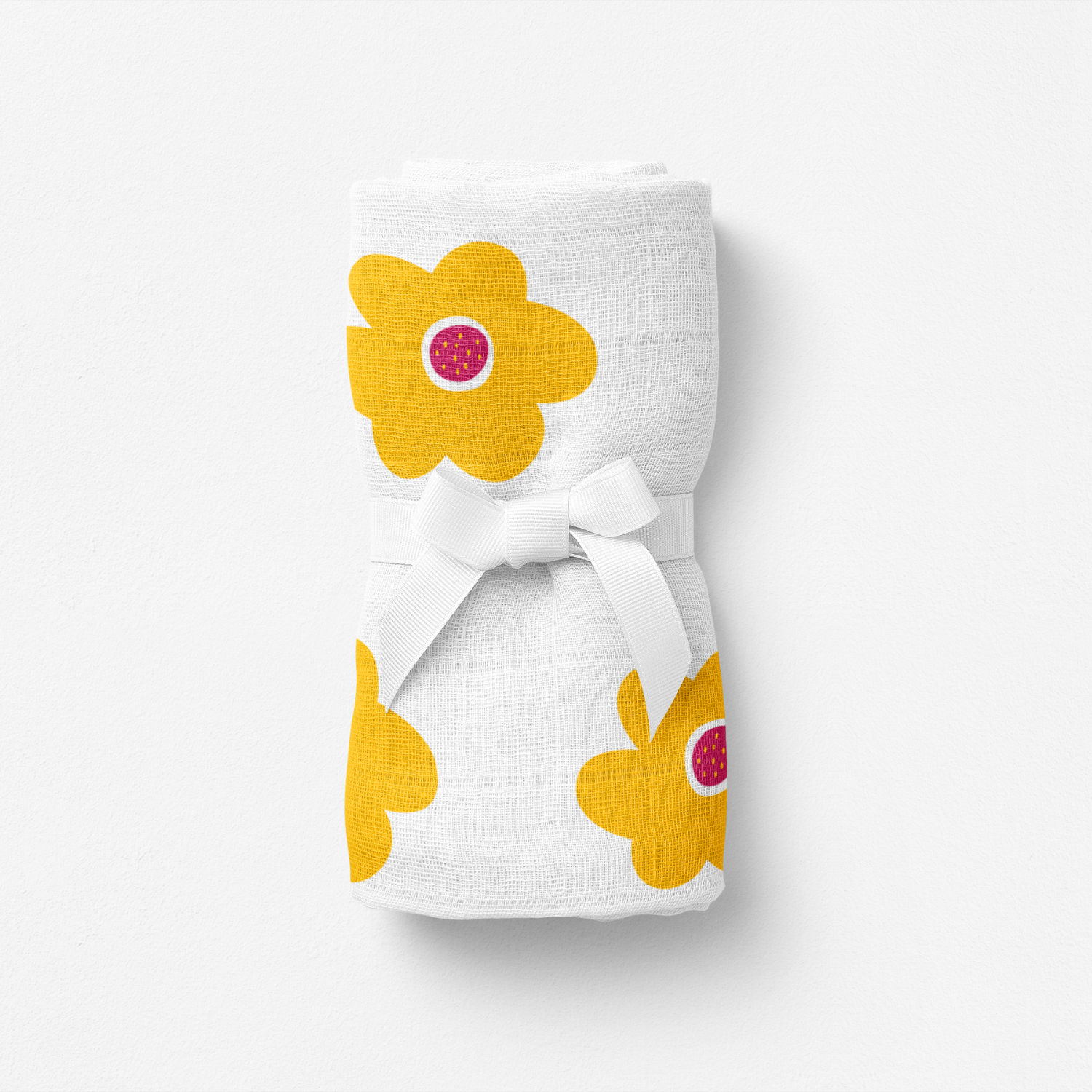 Amulet Lemon Bloom , Müslin Bebek Örtüsü , 70x70 cm