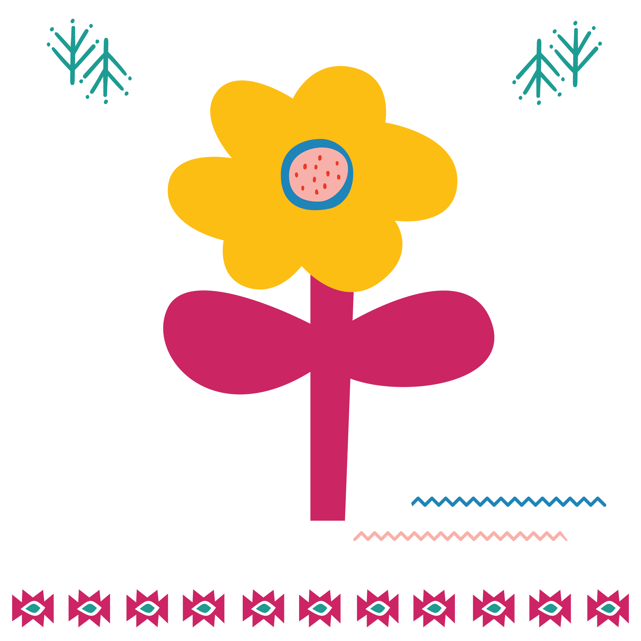 Big Flower Çift Taraflı Pamuk Saten Sarı Çocuk Nevresim Seti 140x200cm