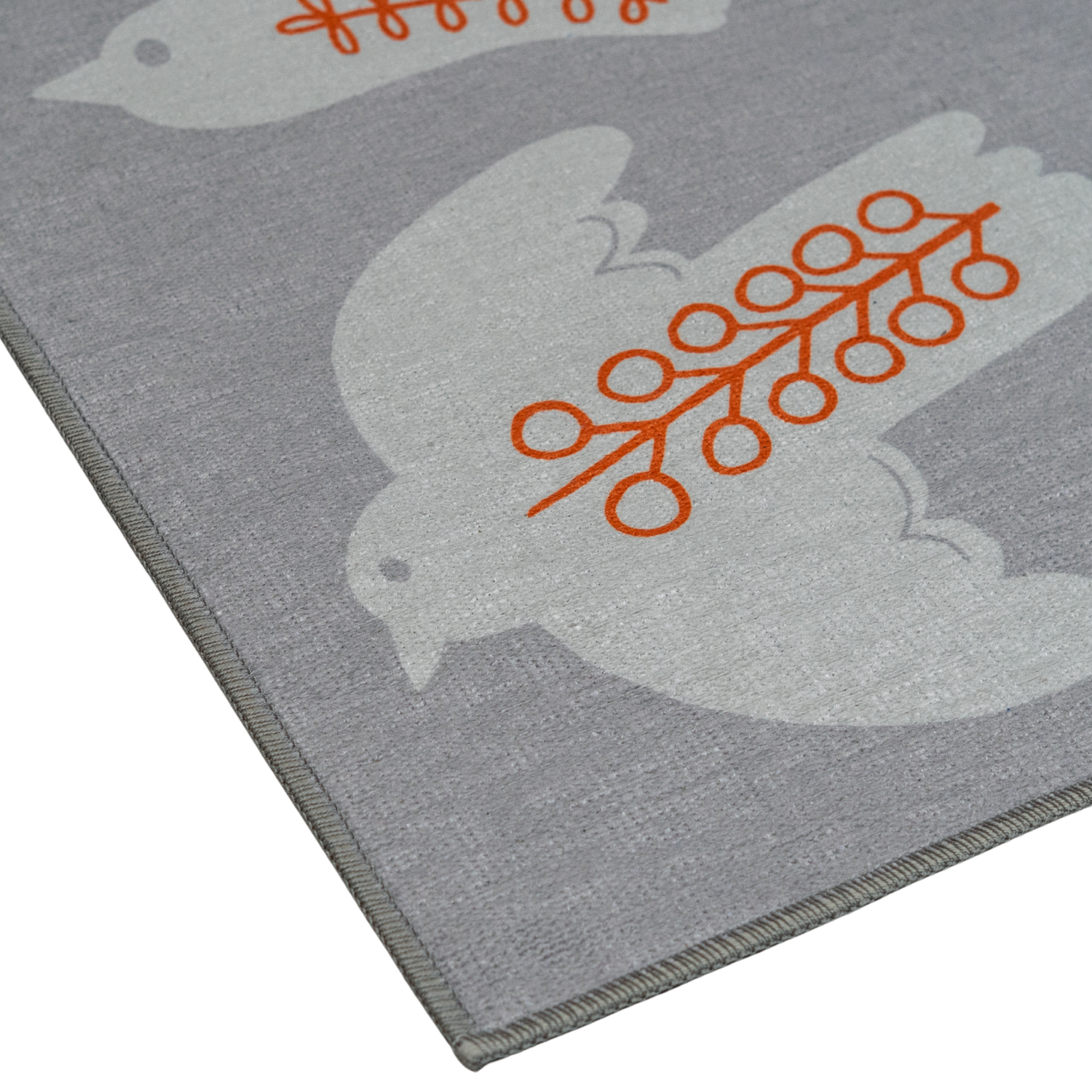 Bird of Life Çocuk Halısı, Gri, 120x160cm