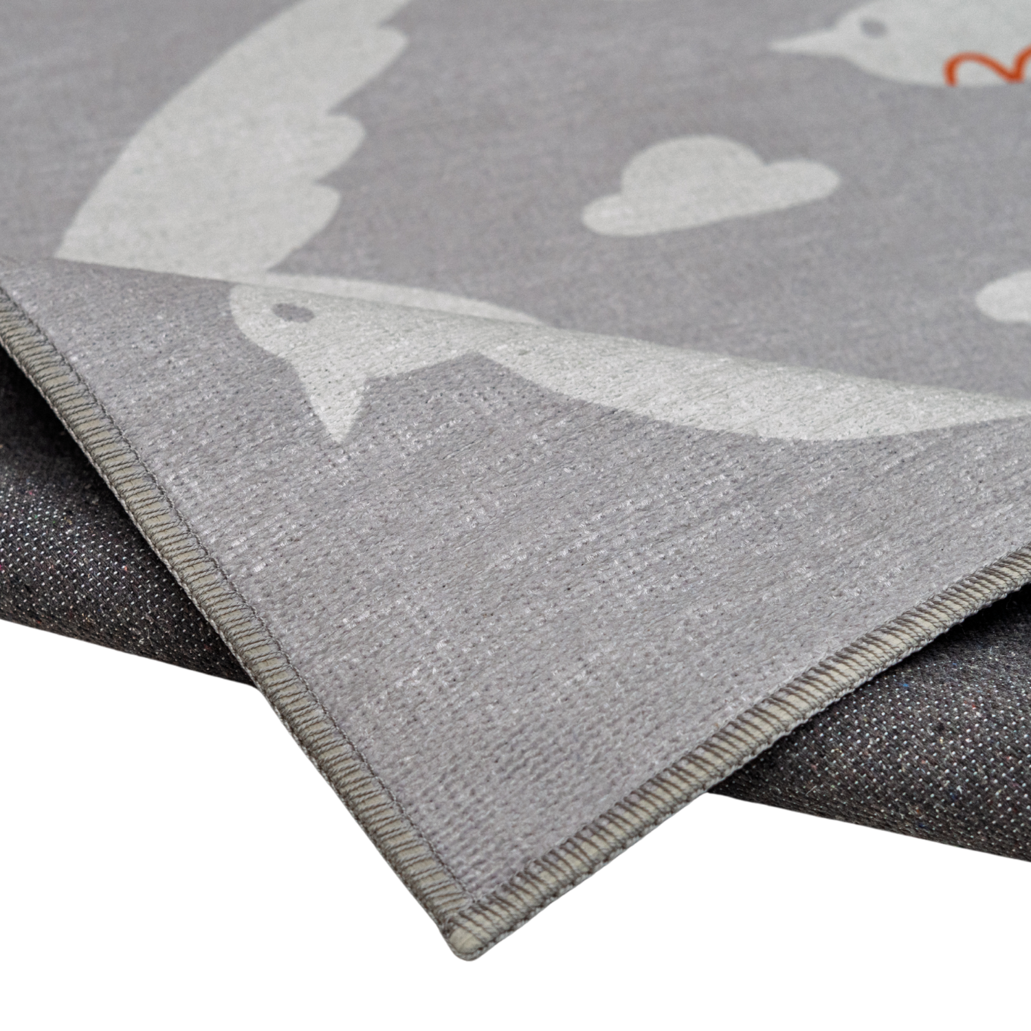 Bird of Life Çocuk Halısı, Gri, 120x160cm