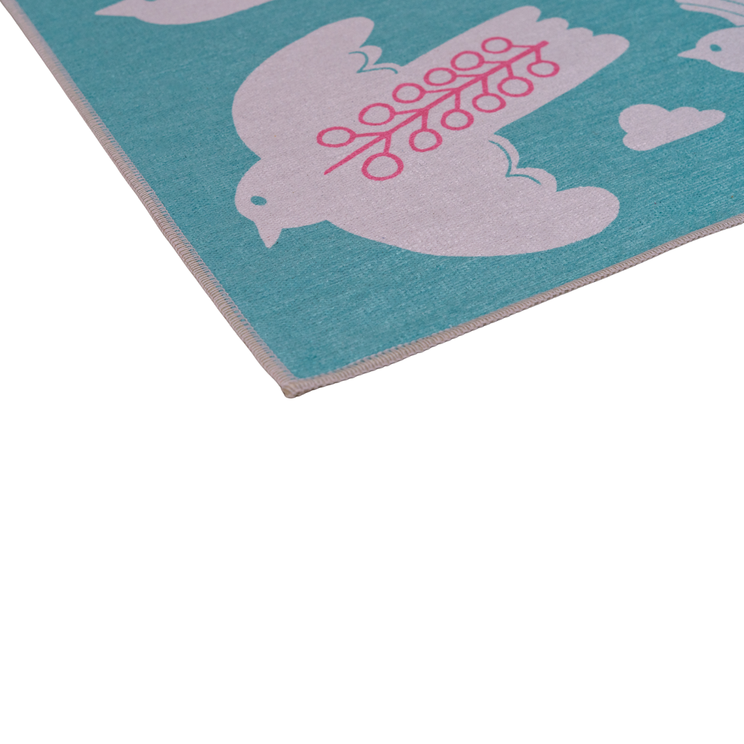 Bird of Life Çocuk Halısı, Mint Yeşili, 120x160cm