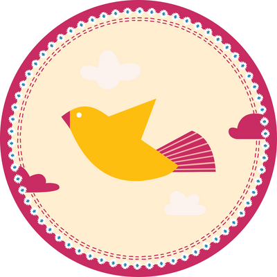 Amulet Bird Çocuk Halısı, Sarı, 120cm