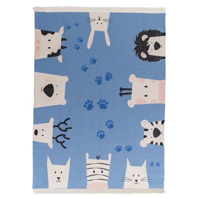 Paws and Claws Çocuk Halısı, Çok Renkli, 120x160cm