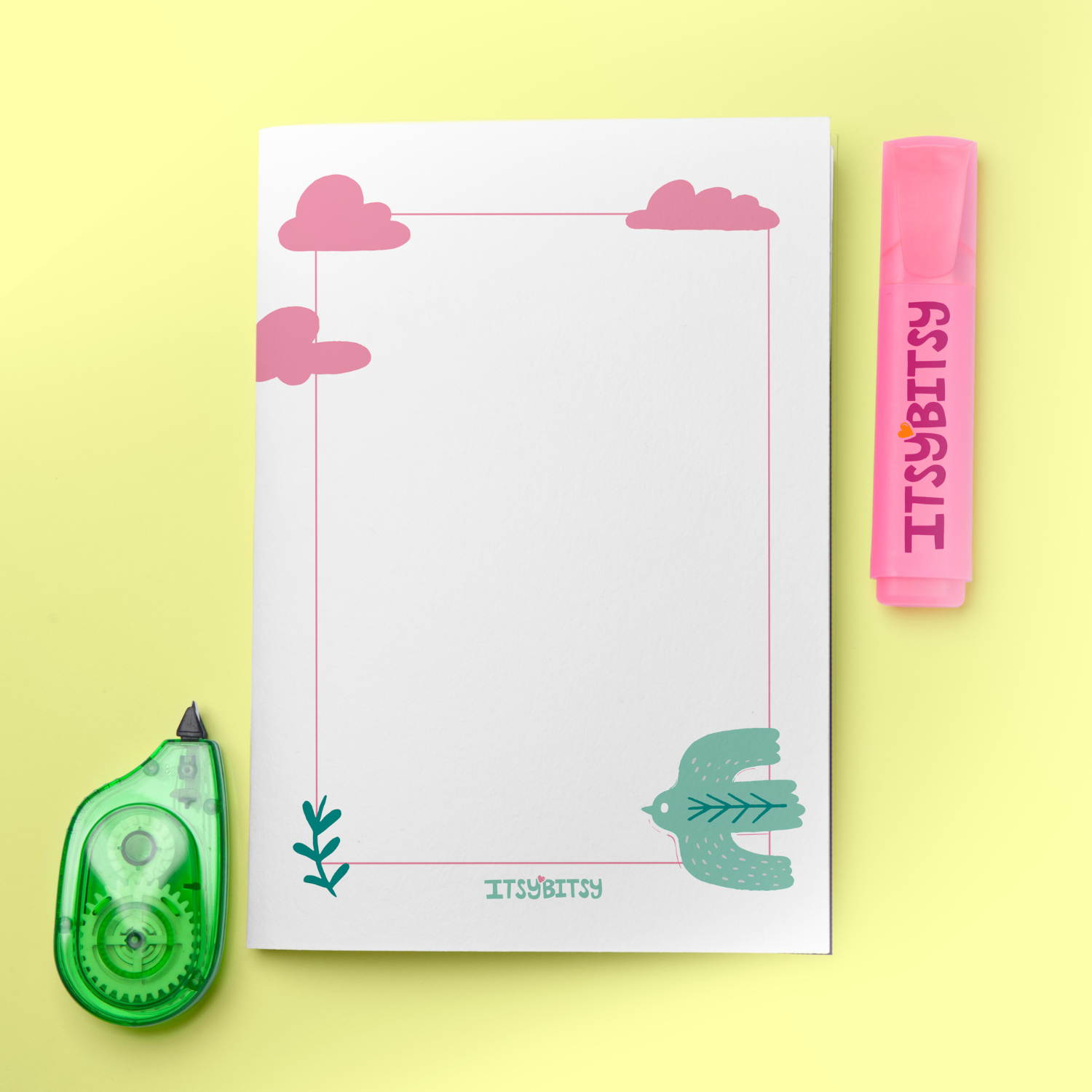 Bird of Life Defter ve Notluk Seti , Mint Yeşili