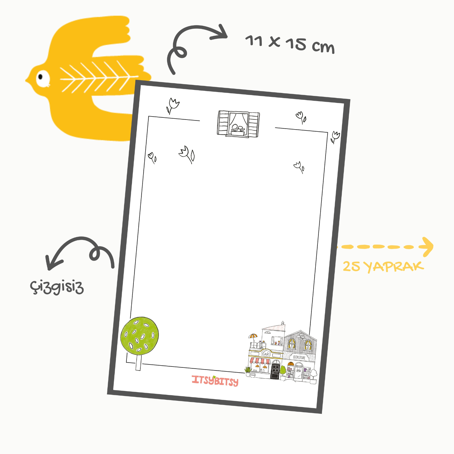 Neighbors Defter ve Notluk Seti , Çok Renkli