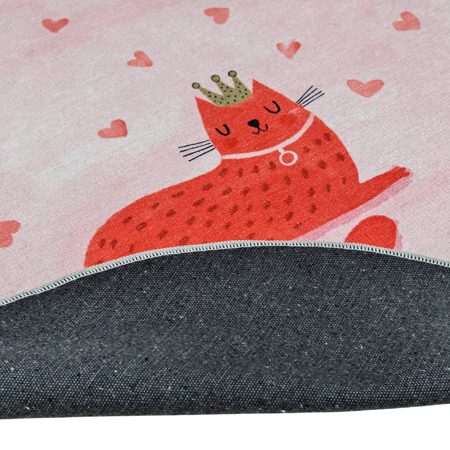 Kitty of Queens Çocuk Halısı, Pembe, 120cm