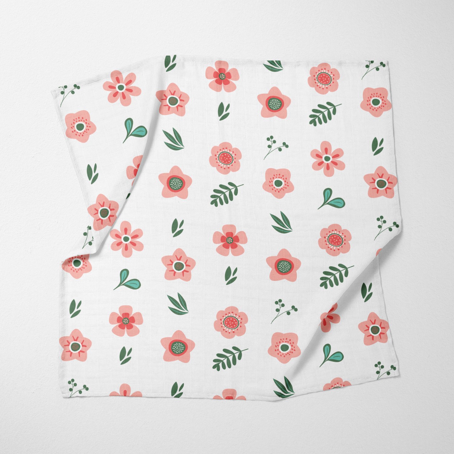 Petit Fleur, Müslin Bebek Örtüsü , 70x70 cm